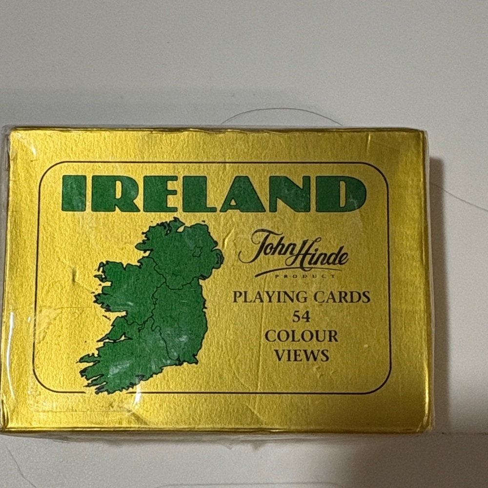 Ireland Playing Cards - Gold and Green Sealed